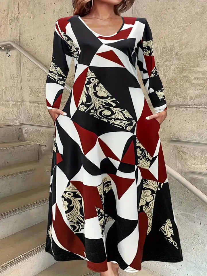 Zara | Plus Size Longsleeve Dress with pockets