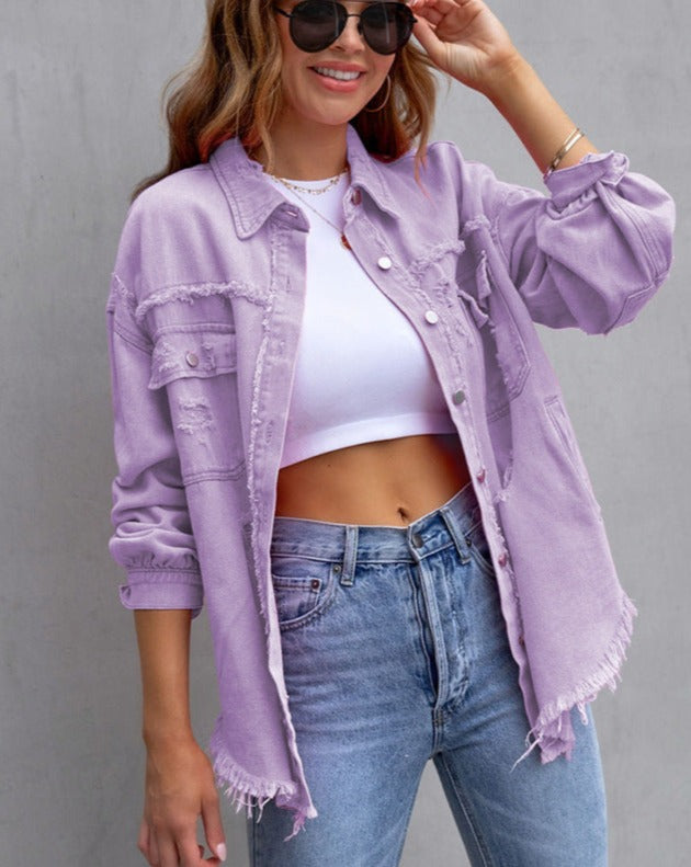 Vyrex™ | Oversized Ripped Jacket