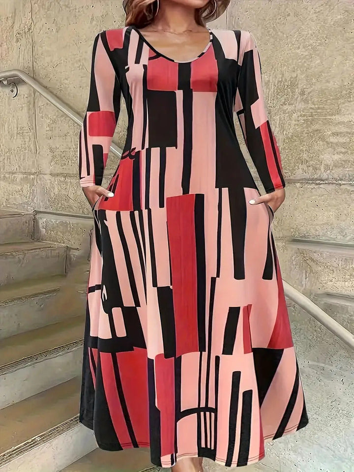 Zara | Plus Size Longsleeve Dress with pockets