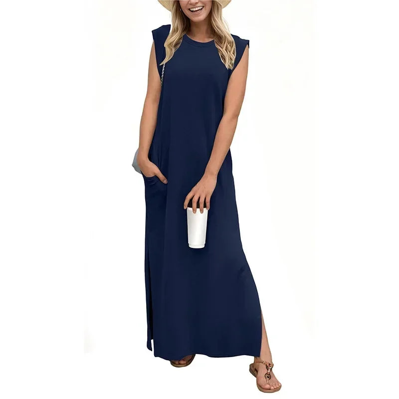 Kennedy™ | Simple Slit Dress