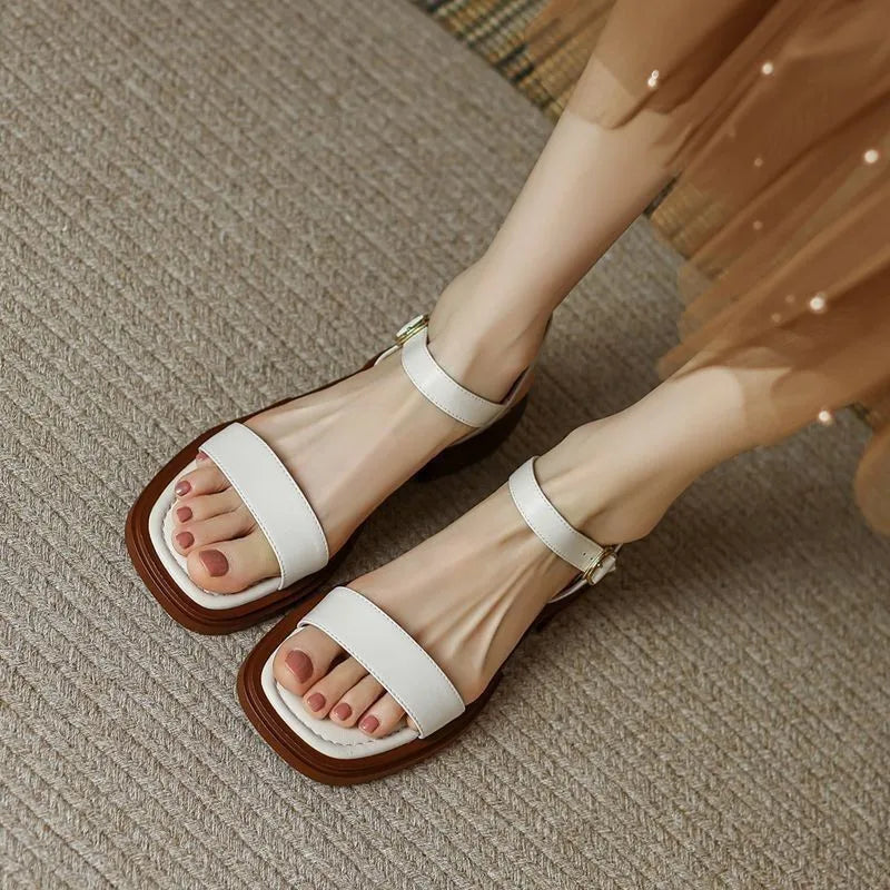 Aileen™ | Elegant Leather Sandals