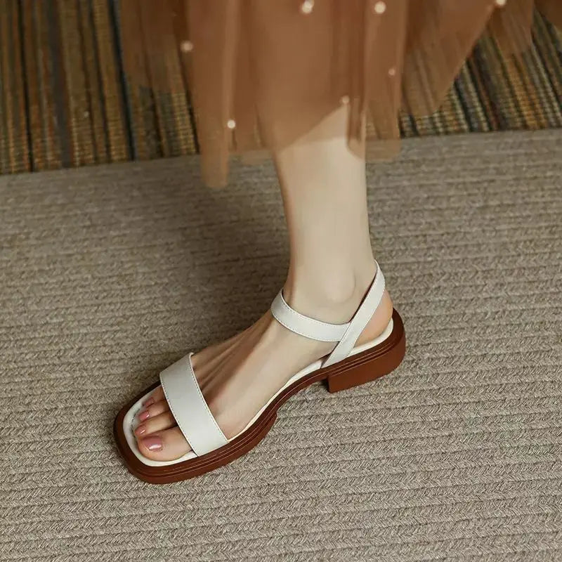 Aileen™ | Elegant Leather Sandals