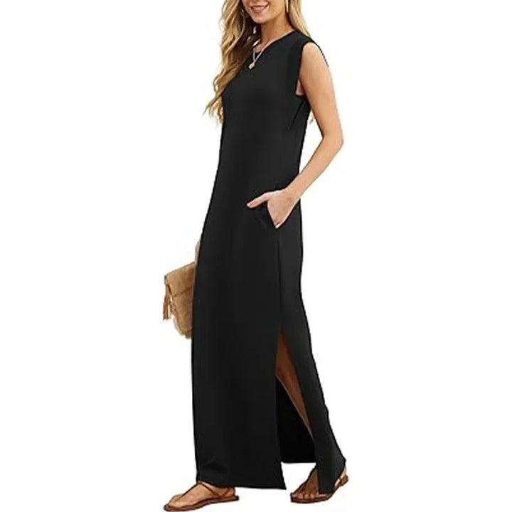 Kennedy™ | Simple Slit Dress