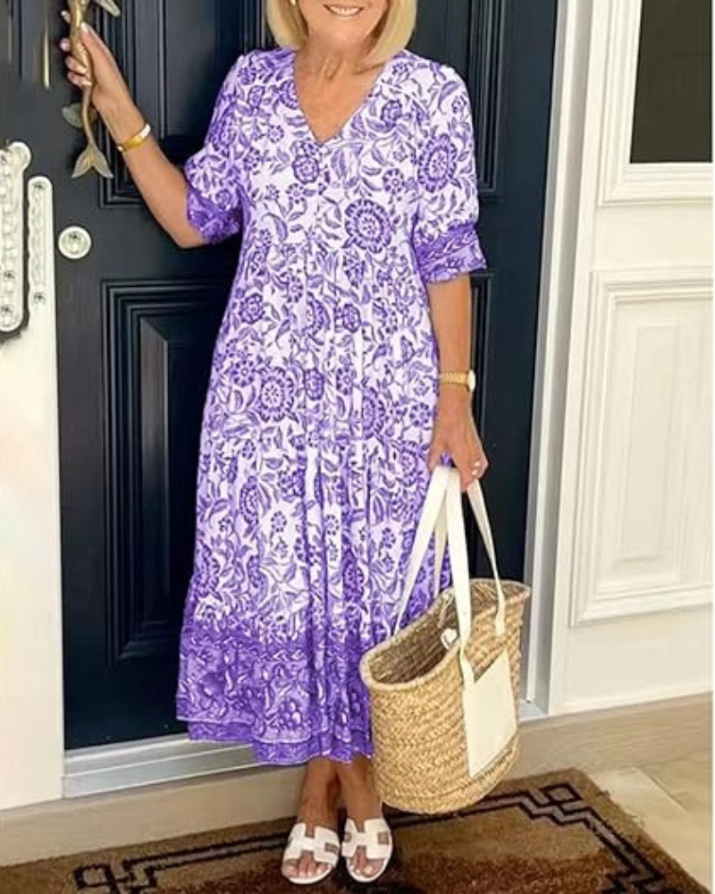 Izzie™ | Elegant Floral Dress