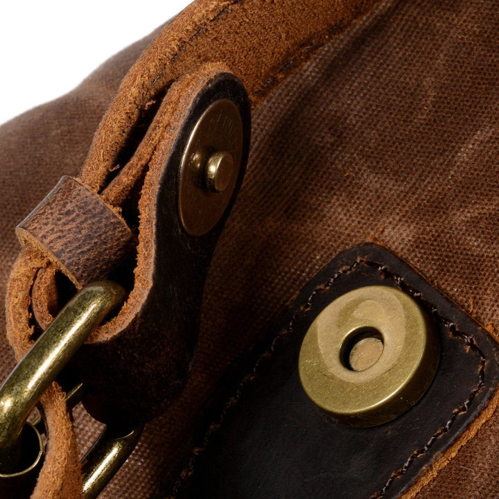 Noah™ Canvas Leather Backpack