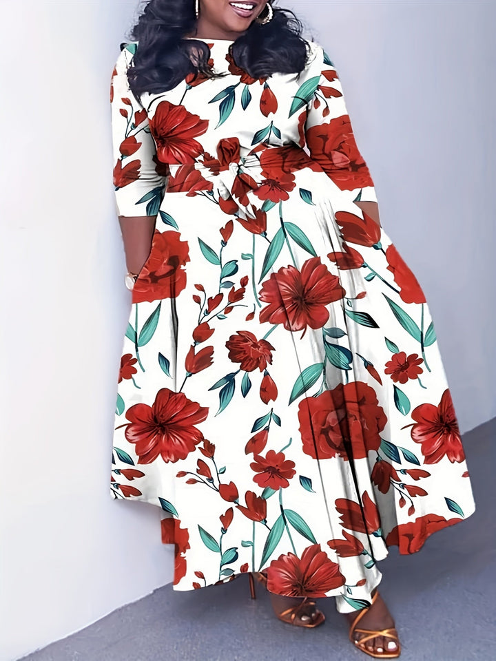 Hannah | Plus size colored dress