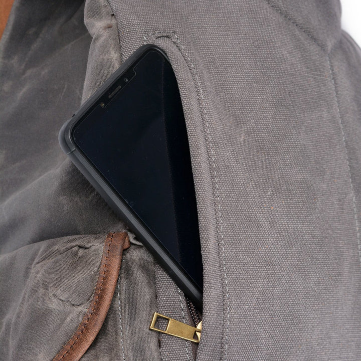 Noah™ Canvas Leather Backpack