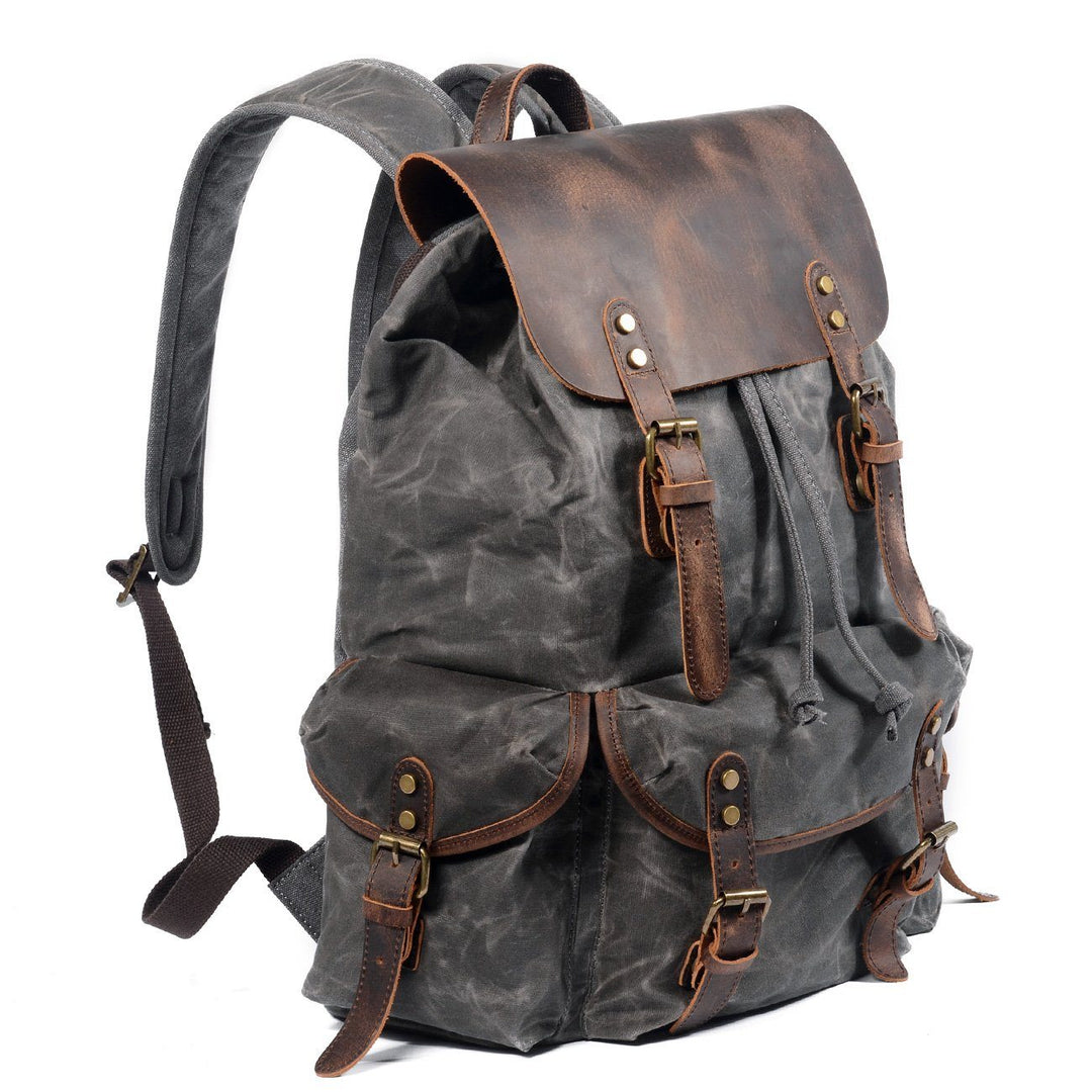 Noah™ Canvas Leather Backpack