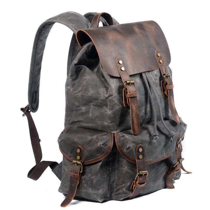 Noah™ Canvas Leather Backpack