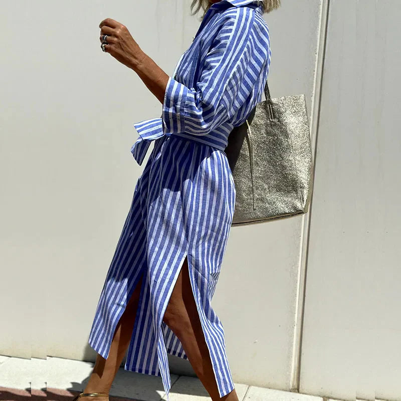 Brylee™ | Elegant Striped Shirt