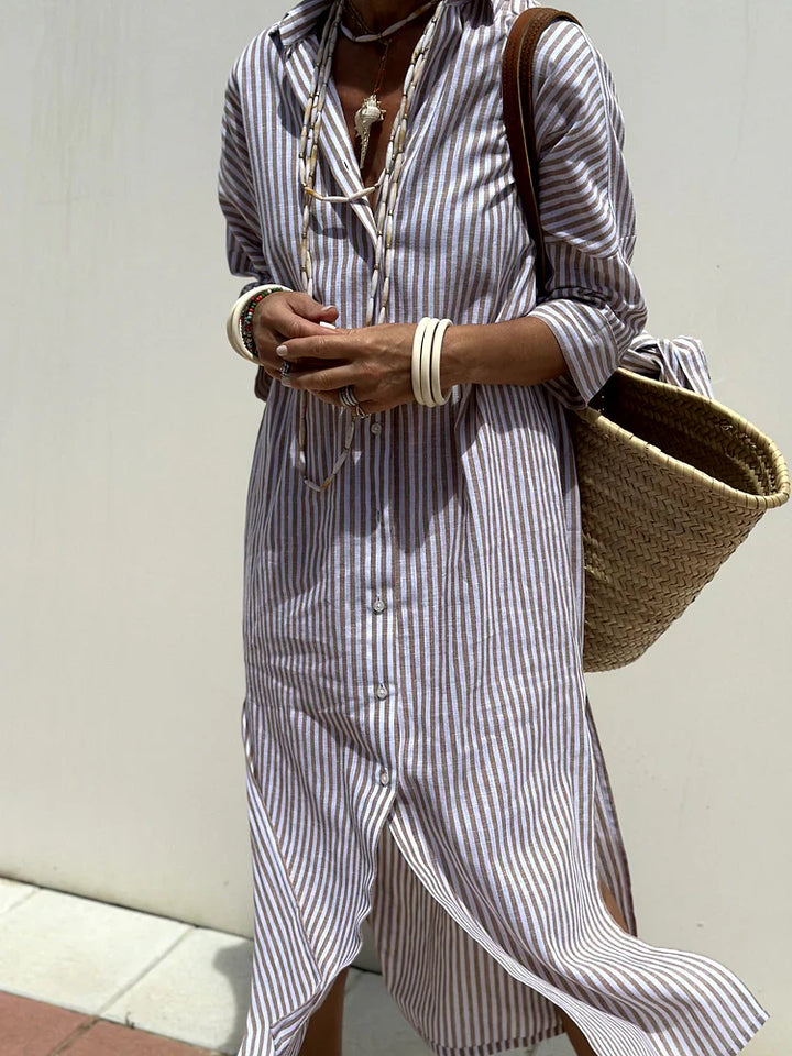 Brylee™ | Elegant Striped Shirt
