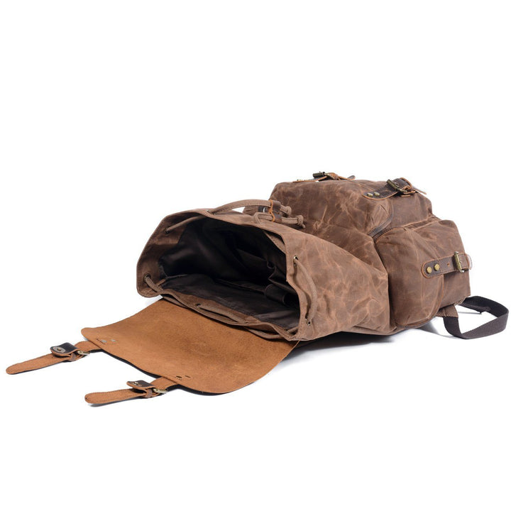 Noah™ Canvas Leather Backpack
