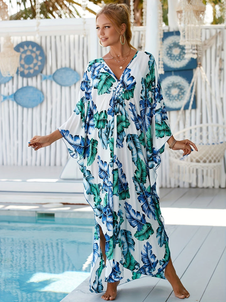 Jenn | Plus Size Tropical Dress