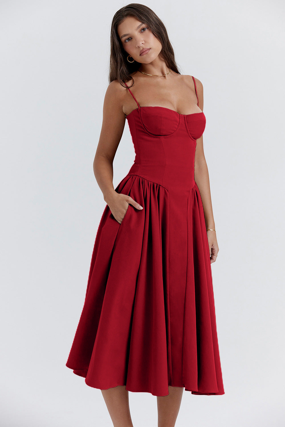 Seraphina-Elegance Midi Dress™