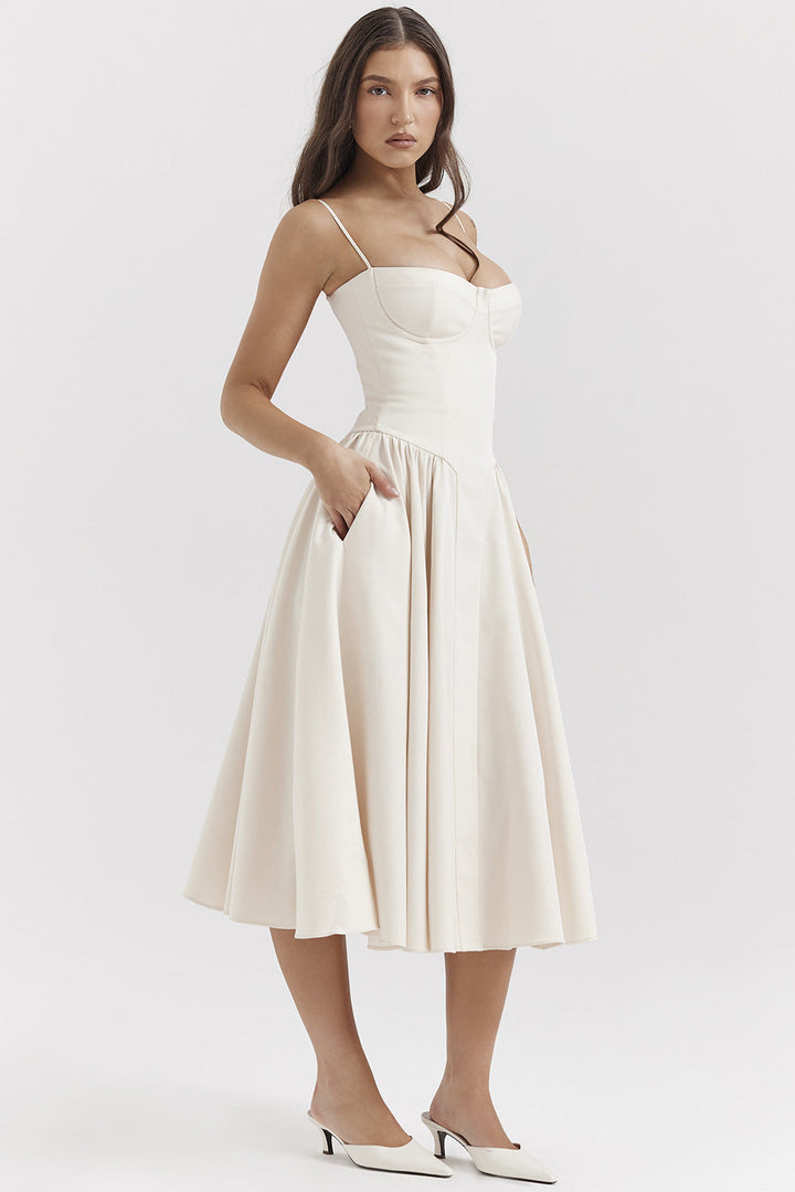 Seraphina-Elegance Midi Dress™