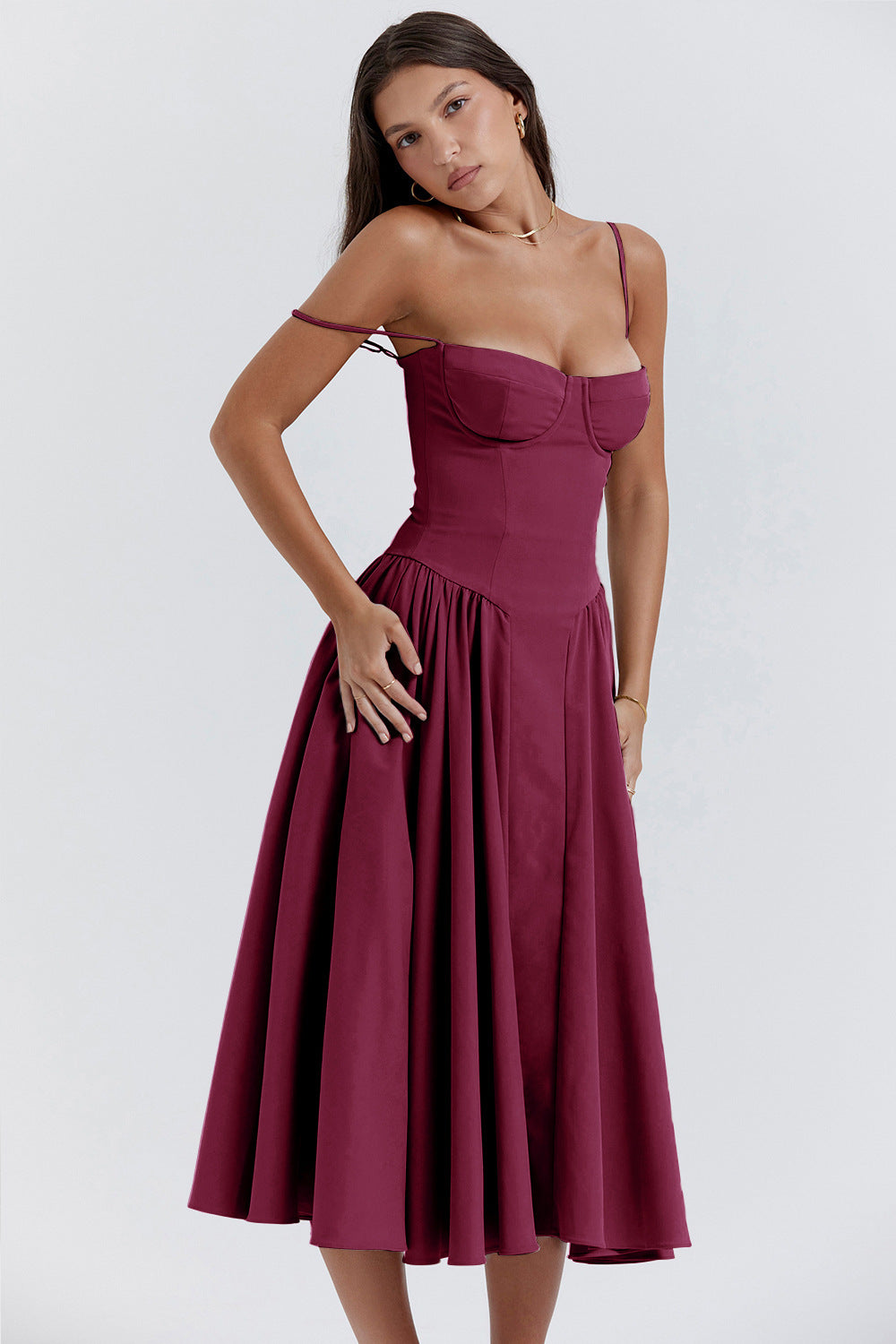 Seraphina-Elegance Midi Dress™