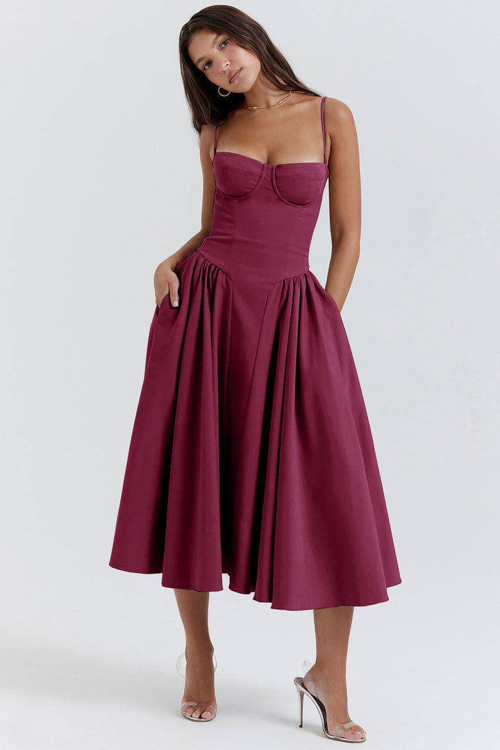 Seraphina-Elegance Midi Dress™