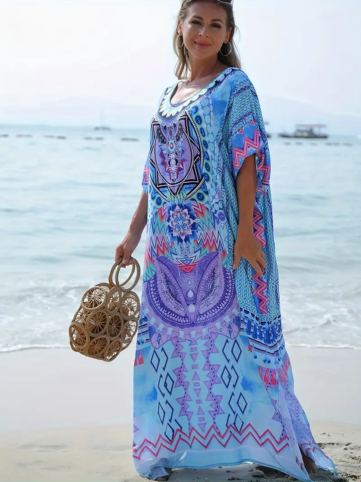 Danita | Plus Size Tropical Dress