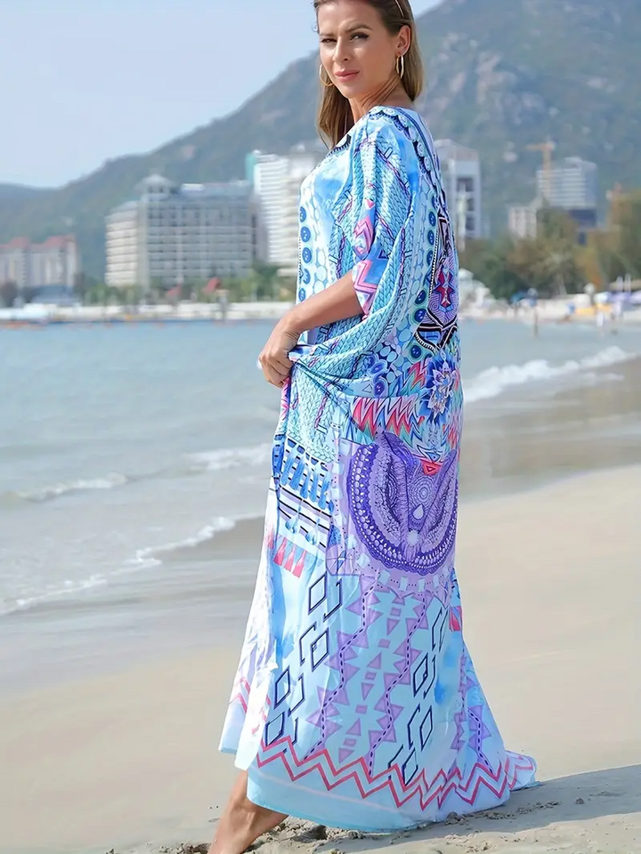 Danita | Plus Size Tropical Dress