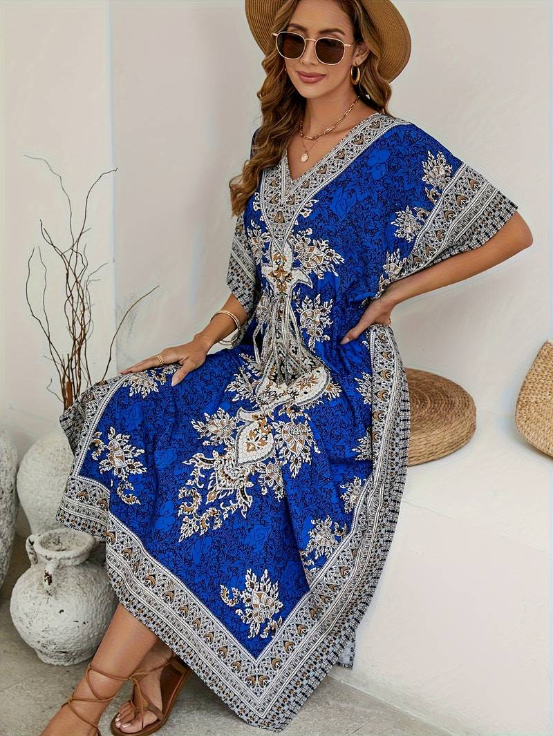 Katia | Plus Size Tropical Dress