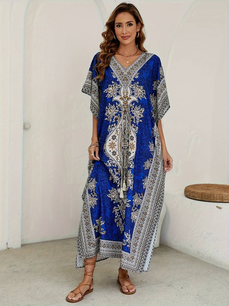 Katia | Plus Size Tropical Dress