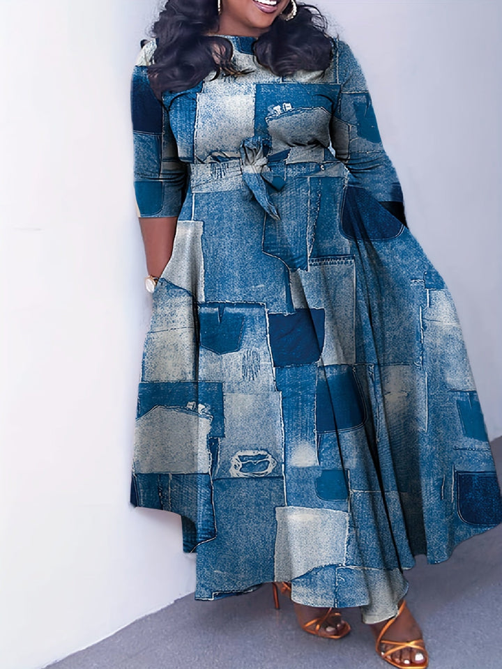 Hannah | Plus size colored dress