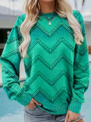 Nova | Geometric Casual Sweatshirt
