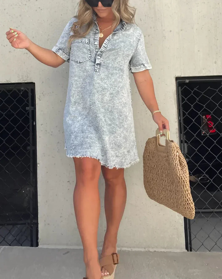 Mira™ | Relaxed Cotton Dress