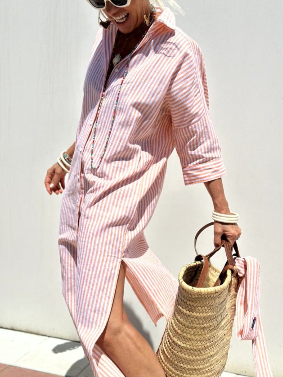 Brylee™ | Elegant Striped Shirt