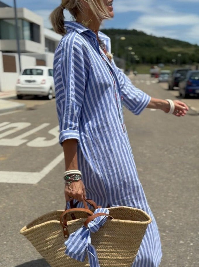 Brylee™ | Elegant Striped Shirt