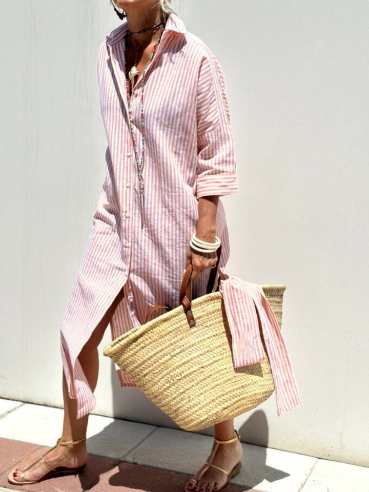 Brylee™ | Elegant Striped Shirt