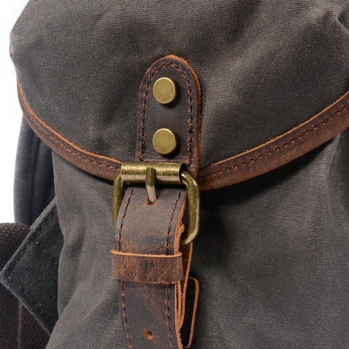 Noah™ Canvas Leather Backpack