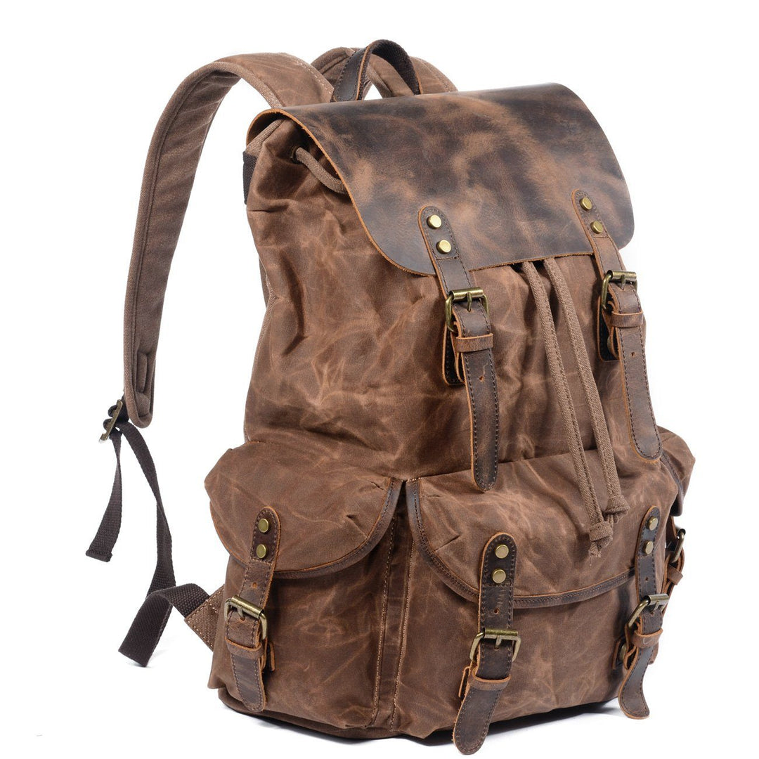 Noah™ Canvas Leather Backpack