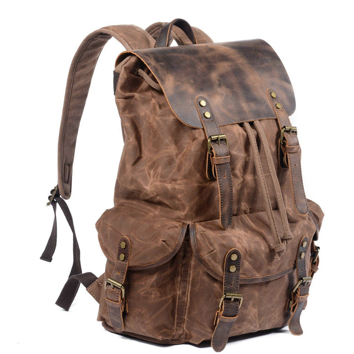 Noah™ Canvas Leather Backpack