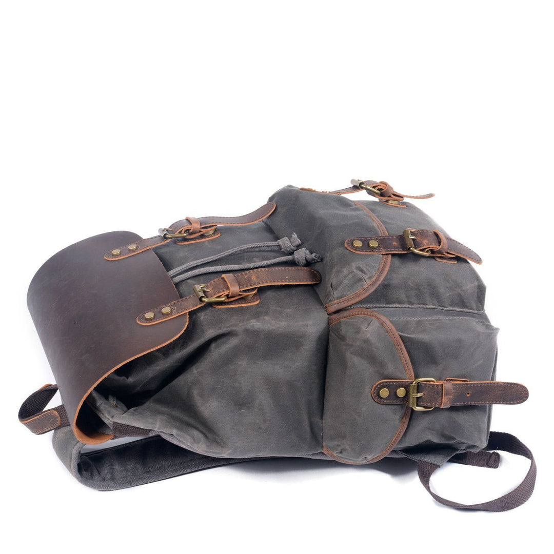 Noah™ Canvas Leather Backpack
