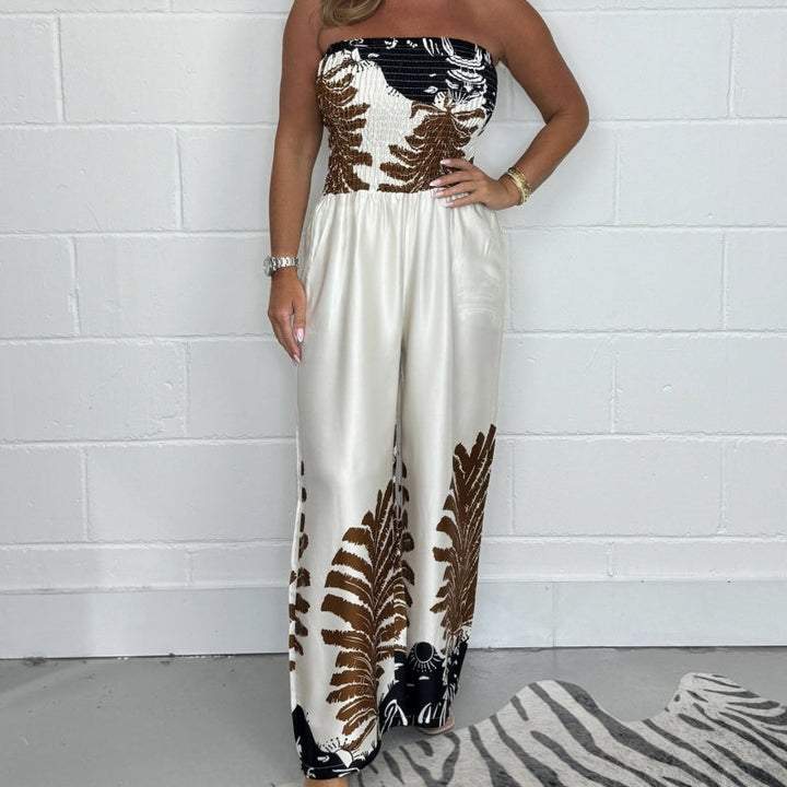 Soleli™ | Breezy Strapless Jumpsuit