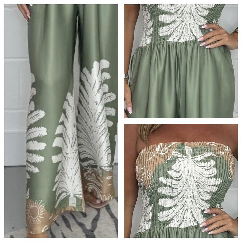 Soleli™ | Breezy Strapless Jumpsuit