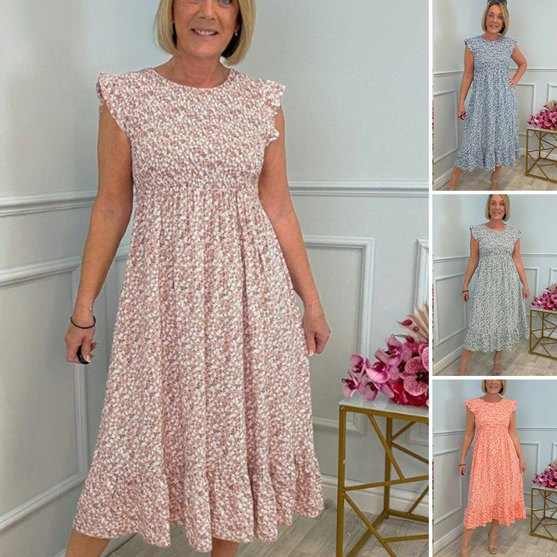 Padma™ | Chic Ruffle Sleeve Dress