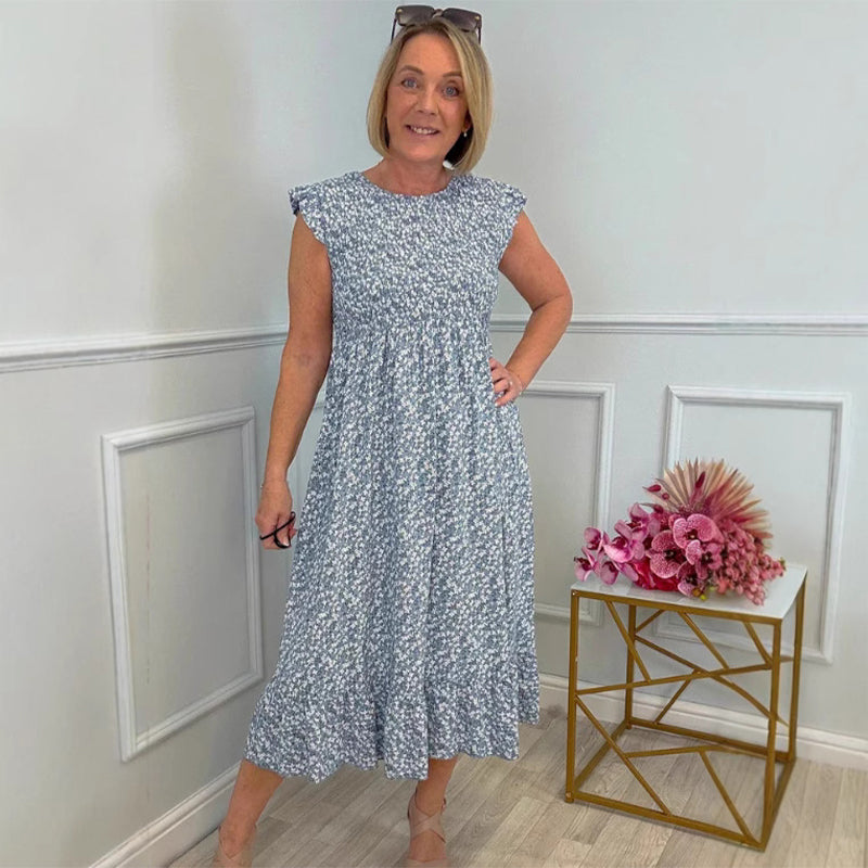 Padma™ | Chic Ruffle Sleeve Dress