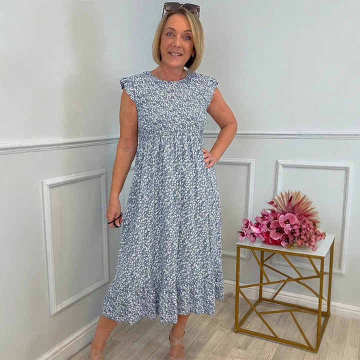 Padma™ | Chic Ruffle Sleeve Dress