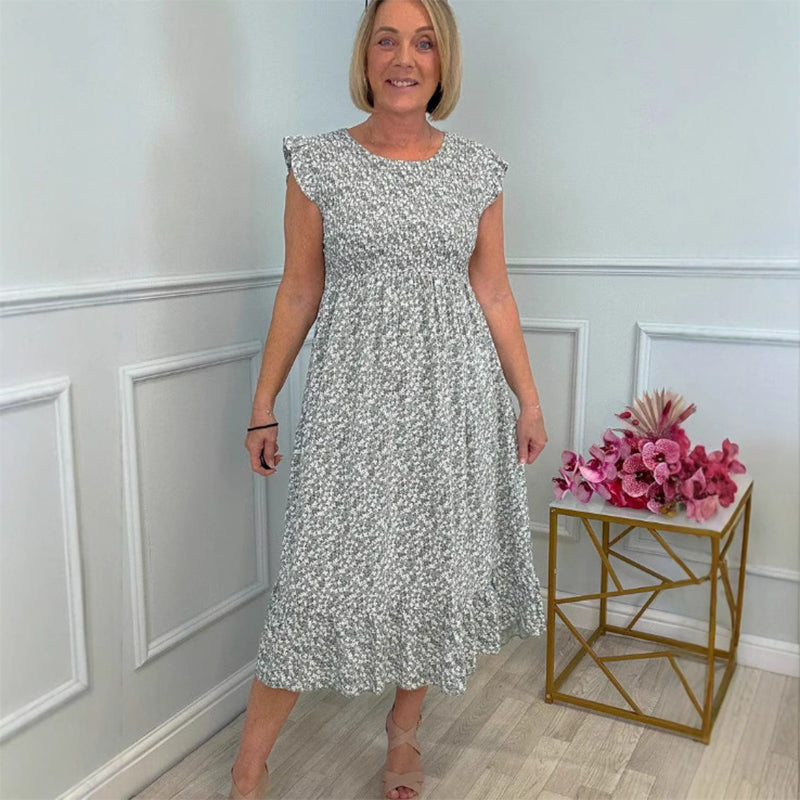 Padma™ | Chic Ruffle Sleeve Dress