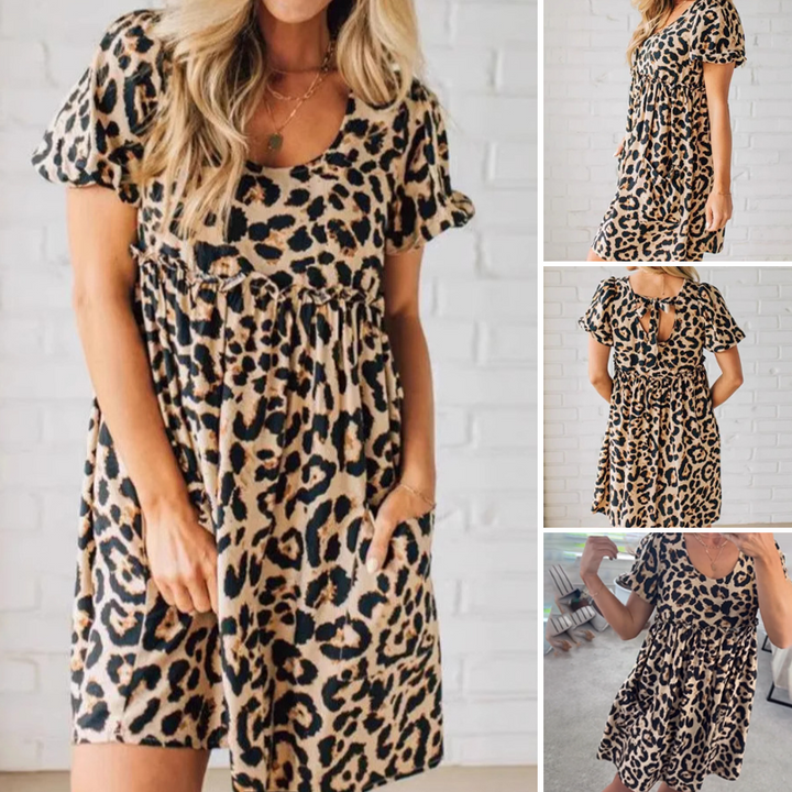 Nala™ | Stylish Leopard Mini Dress