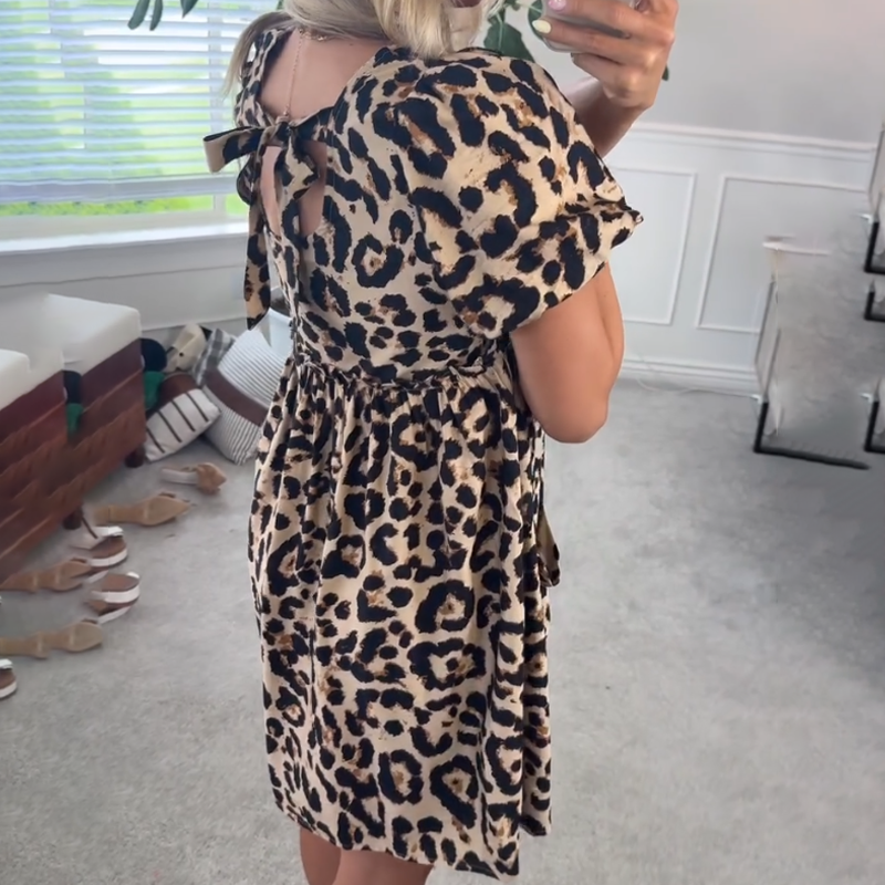 Nala™ | Stylish Leopard Mini Dress