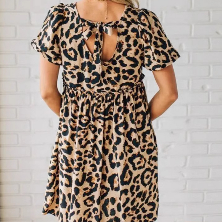 Nala™ | Stylish Leopard Mini Dress