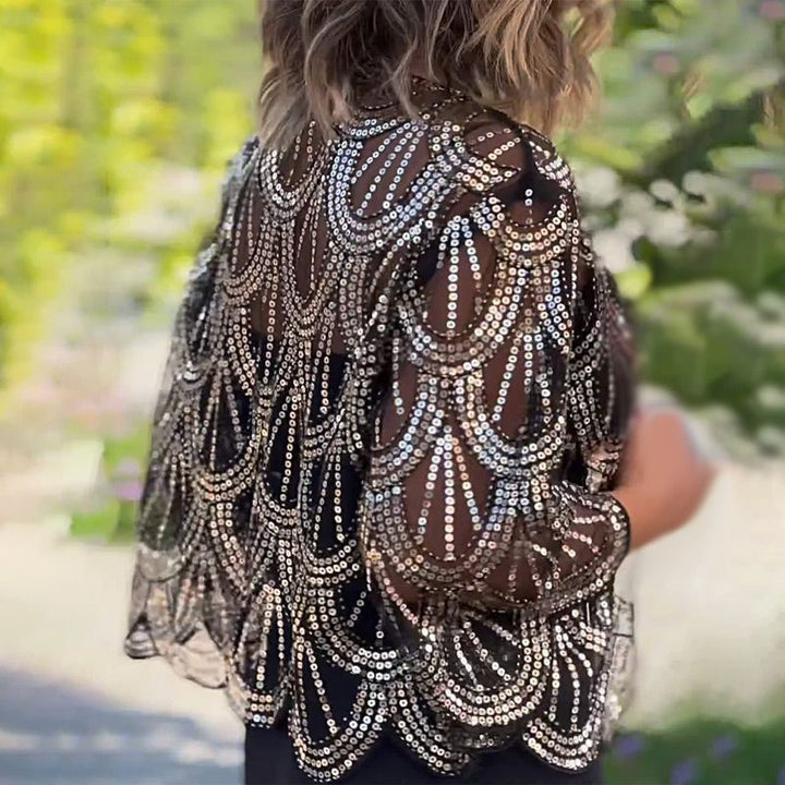 Florayne™ | Luxe Pearl Accent Shawl