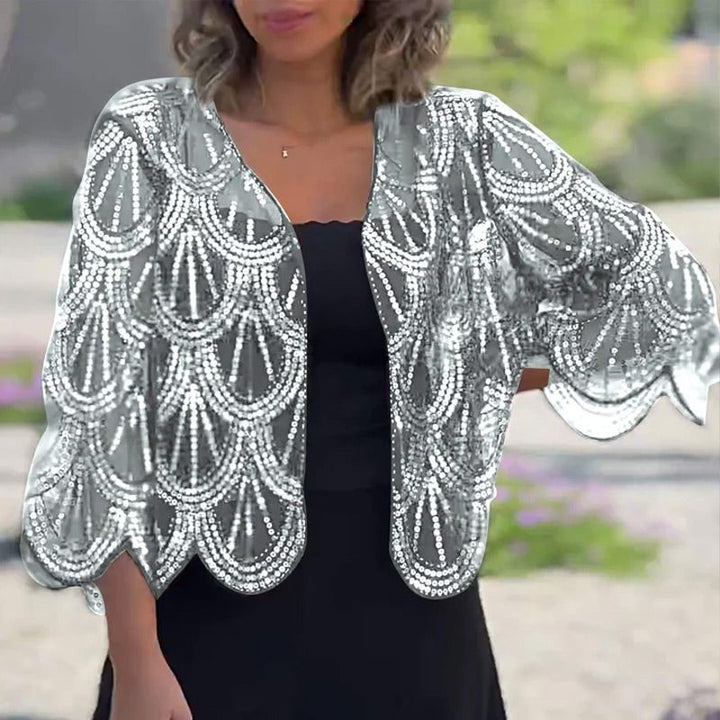 Florayne™ | Luxe Pearl Accent Shawl