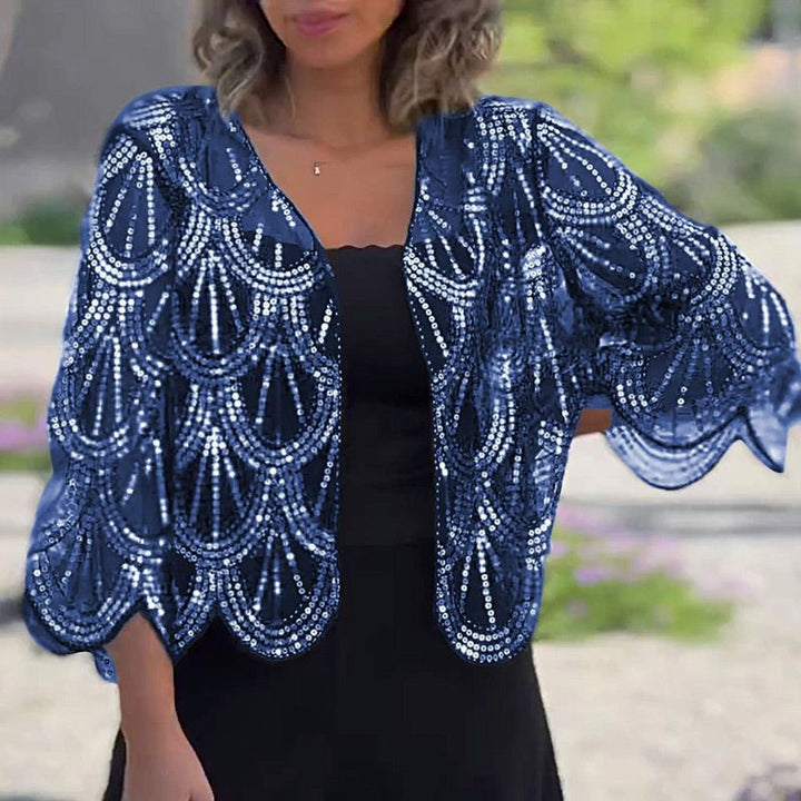Florayne™ | Luxe Pearl Accent Shawl