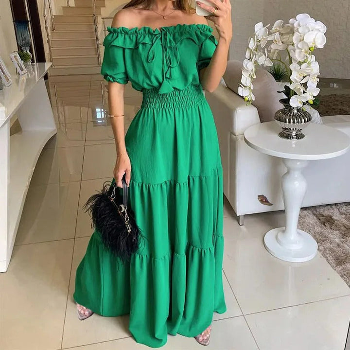 Chloe-Elara Off-Shoulder Gown™