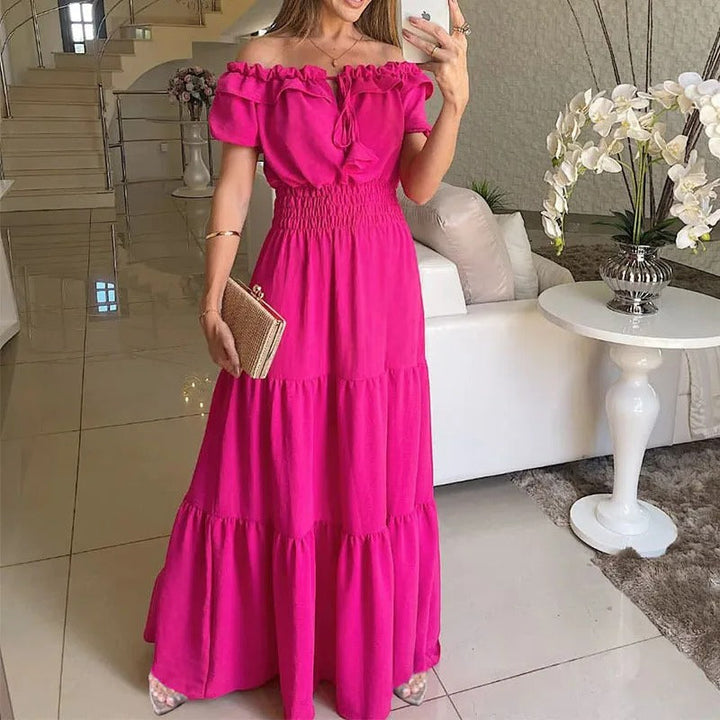 Chloe-Elara Off-Shoulder Gown™