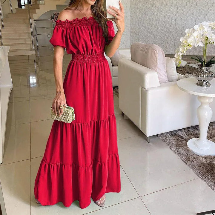 Chloe-Elara Off-Shoulder Gown™